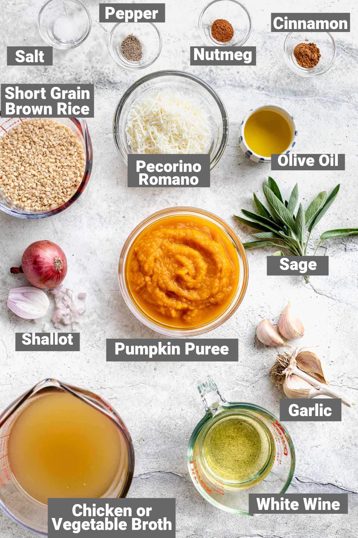 the ingredients for this recipe with text overlay and labels