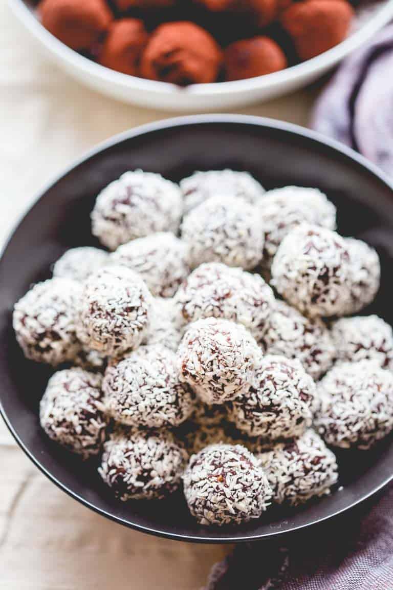 Clementine Rum Balls | Healthy Seasonal Recipes by Katie Webster | No-Bake and Vegan!