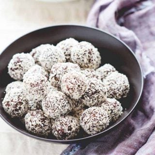 Clementine Rum Balls | Healthy Seasonal Recipes by Katie Webster | No-Bake and Vegan!