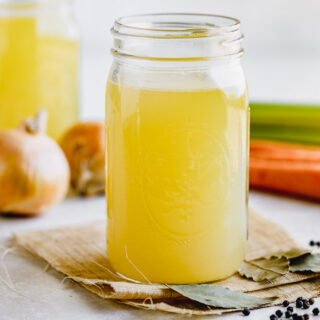 jars of chicken stock