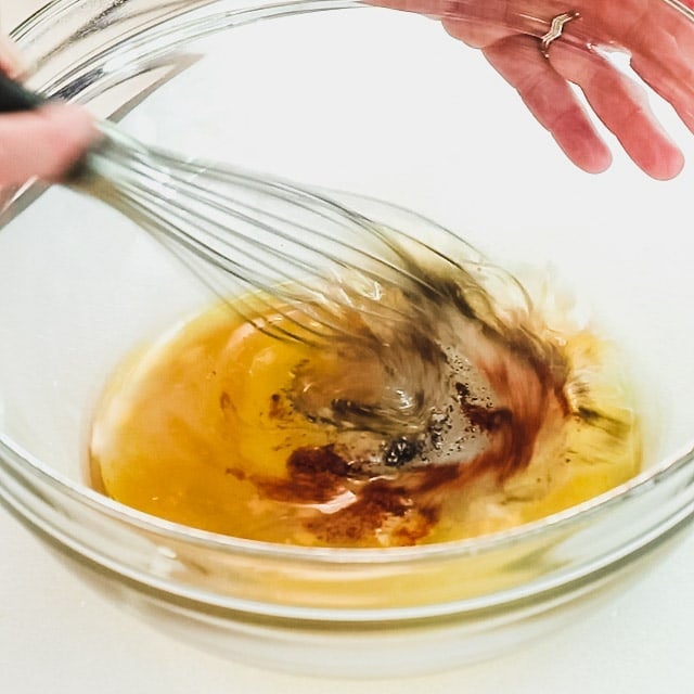 whisking dressing