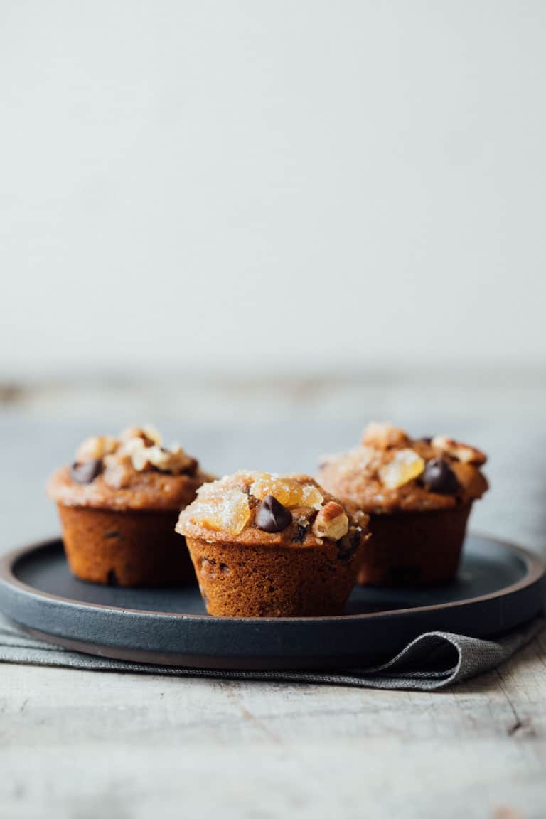 Mini Fruitcakes are the perfect tiny whole wheat and dairy free sweet treat to take to a cookie exchange or add to your Holiday cookie platter! | Healthy Seasonal Recipes | Katie Webster