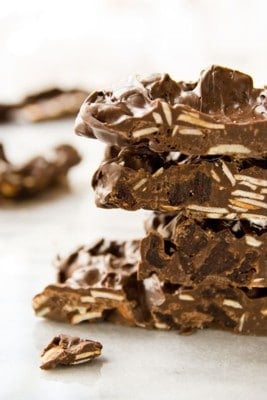 Chocolate Bark, how to temper chocolate