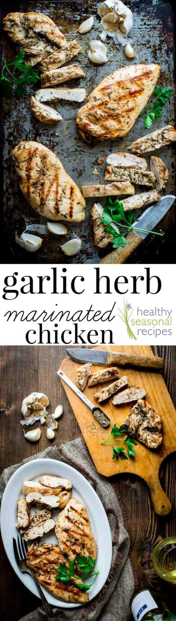 chicken photo collage with text overlay