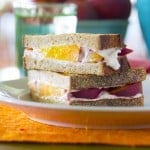 Peach and Goat Cheese Panini