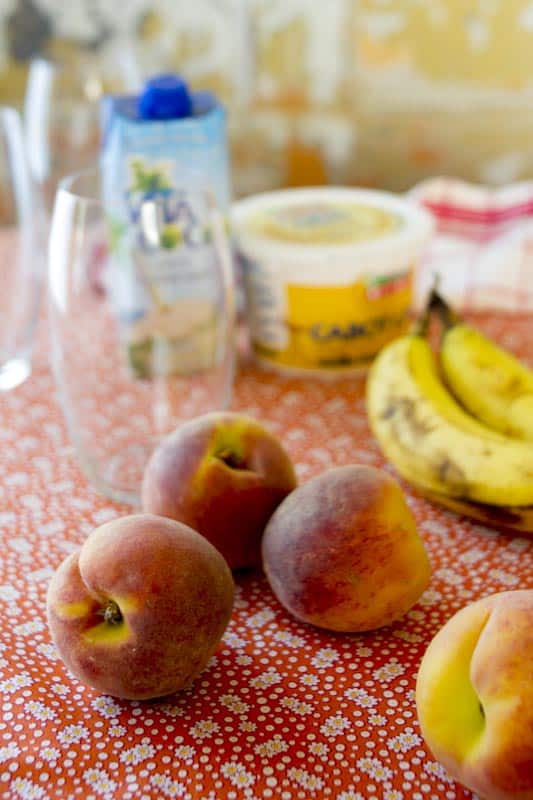 Ingredients for smoothie