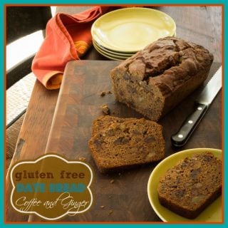 Gluten Free Date Bread with Coffee and Ginger