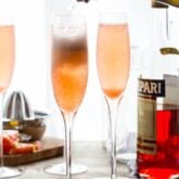 Grapefruit Champagne Cocktails