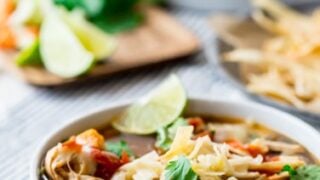 Slow Cooker Chicken Tortilla Soup