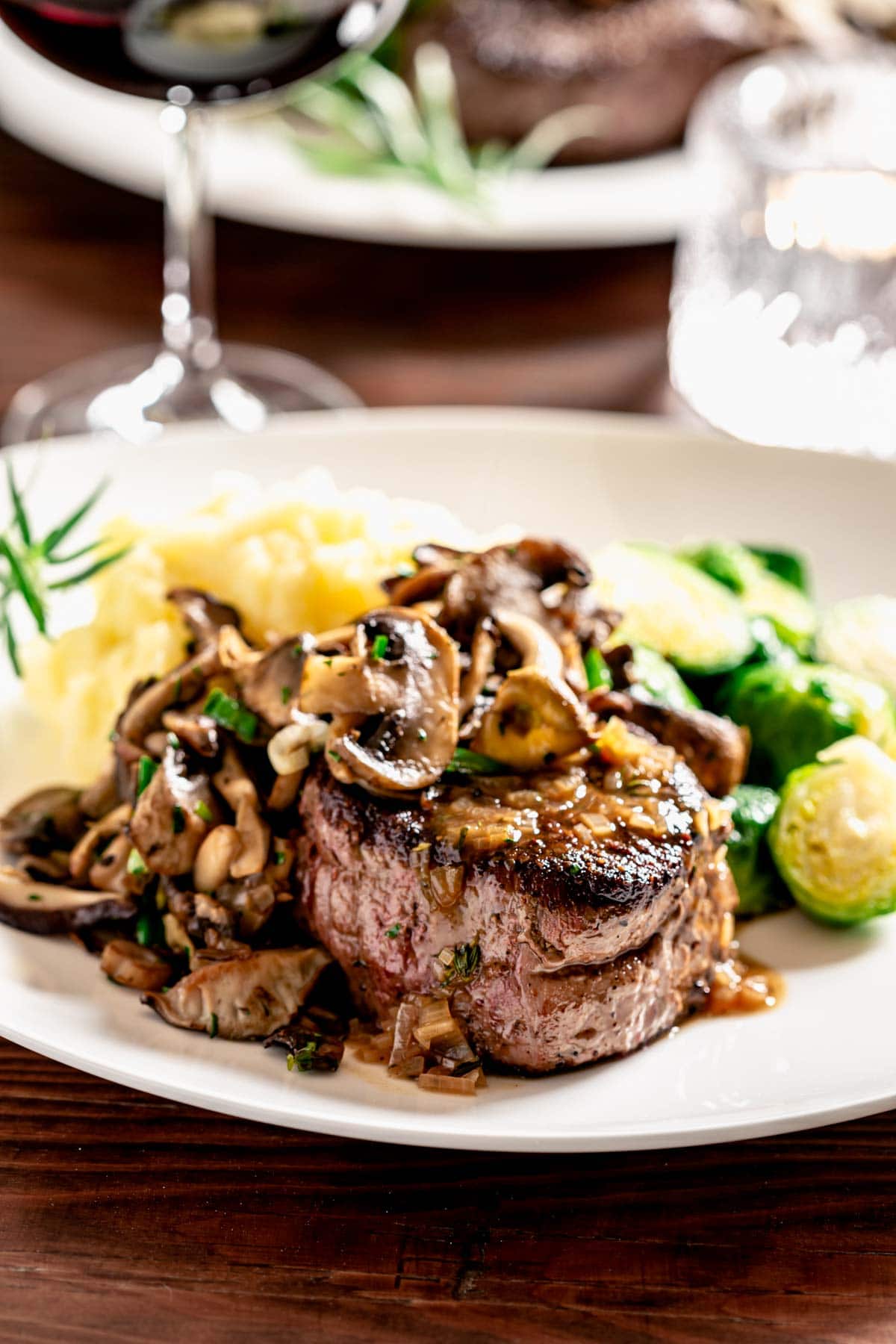 close up of tenderloin steaks