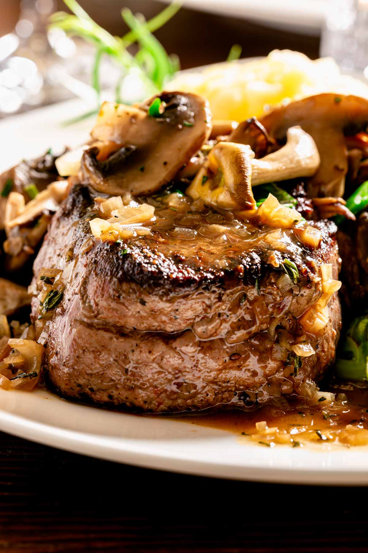 close up of tenderloin steaks