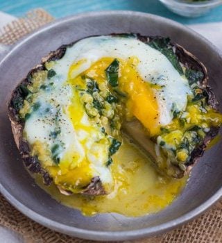 Gluten Free Quinoa-stuffed Breakfast-mushrooms | Healthy Seasonal Recipes