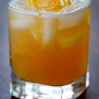 Maple lemon whiskey sour recipe