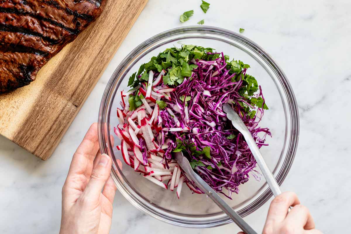 the coleslaw