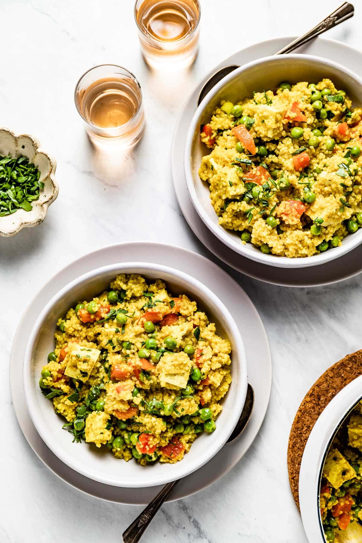 bowls of the couscous