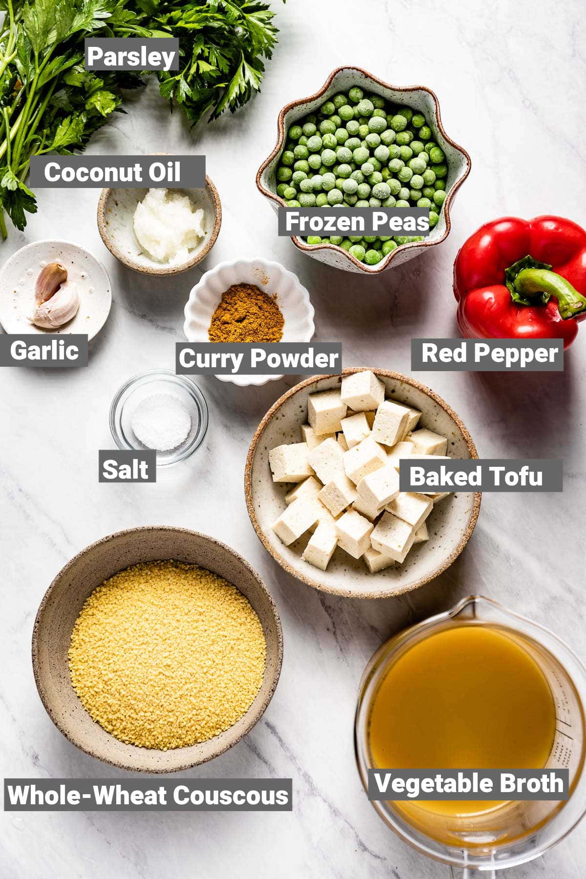 ingredients for this recipe with text overlay