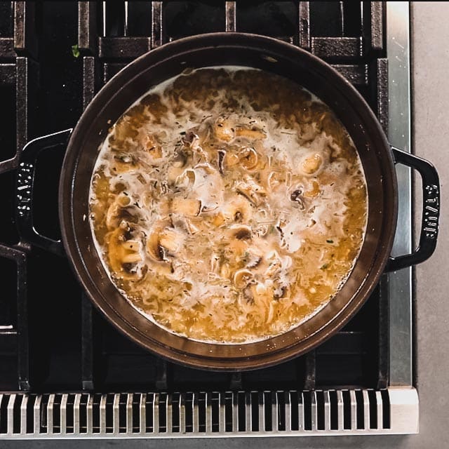 Simmer until thickened, stirring often