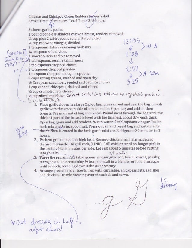 How to write a better recipe ~ save an e-version