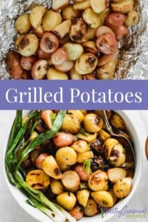 grilled potatoes with text