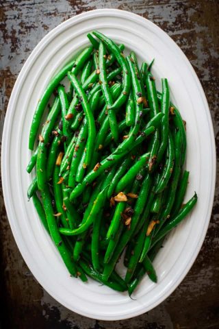 Dirty Green Beans with Fermented Black Beans via healthyseasonalrecipes.com
