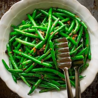 Dirty Green Beans with Fermented Black Beans via healthyseasonalrecipes.com