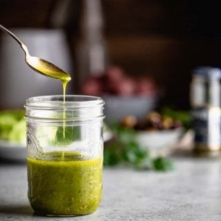 Salad Nicoise Dressing with capers