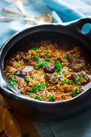 Millet and Lamb Tagine
