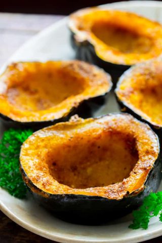 Curry Roasted Acorn Squash