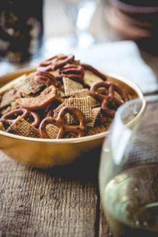 Brown Butter Maple Rum Party Mix recipe