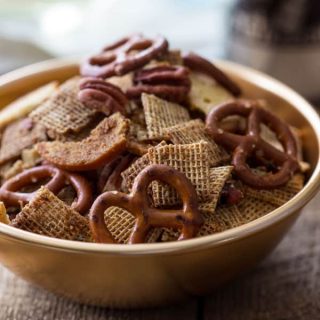 Brown Butter Maple Rum Party Mix recipe