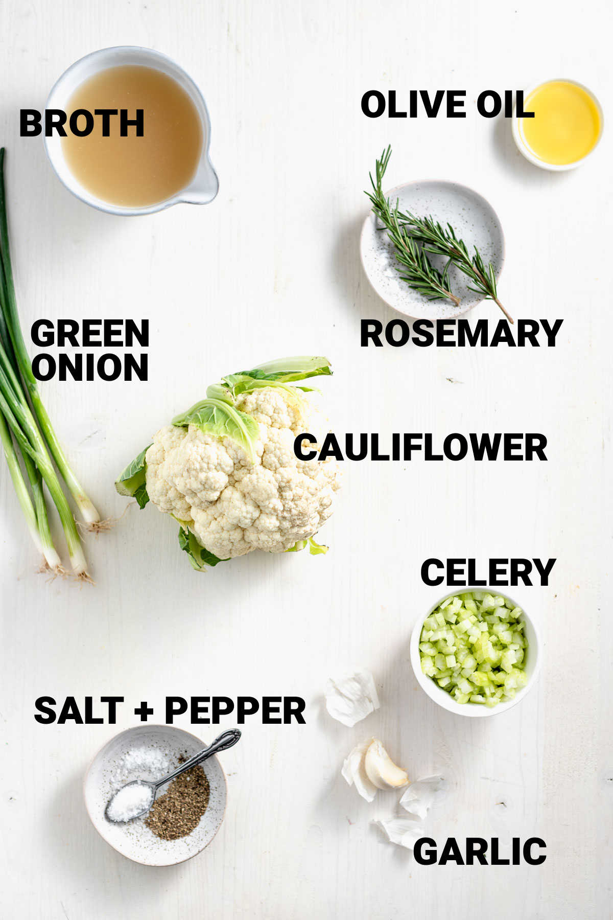 the cauliflower rice recipe ingredients