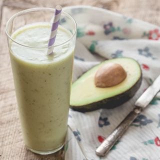 Pear Avocado and Honey Smoothie on Healthy Seasonal Recipes