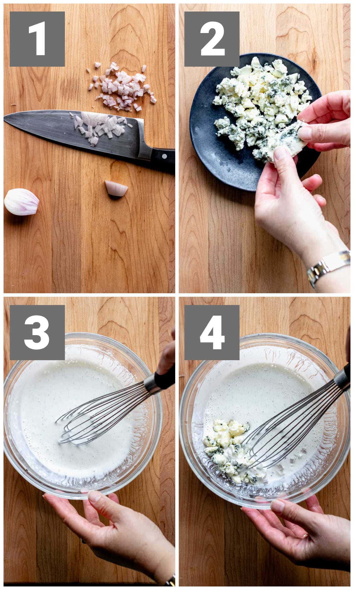 steps to make this recipe with text overlay