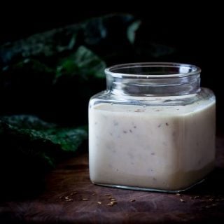 healthy Creamy yogurt cumin seed dressing