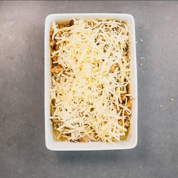 the cheese on top