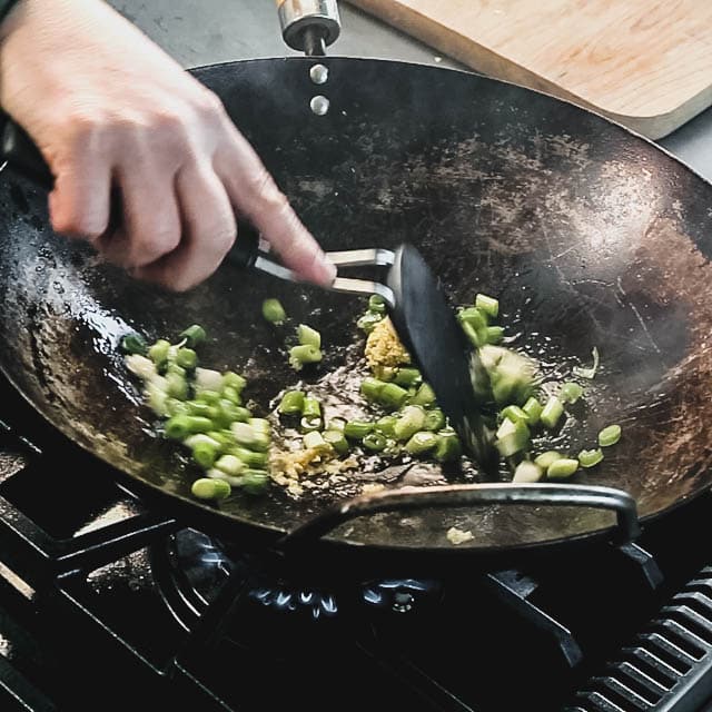 cook the aromatics first
