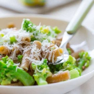 Healthy Pasta Romanesco with Anchovies