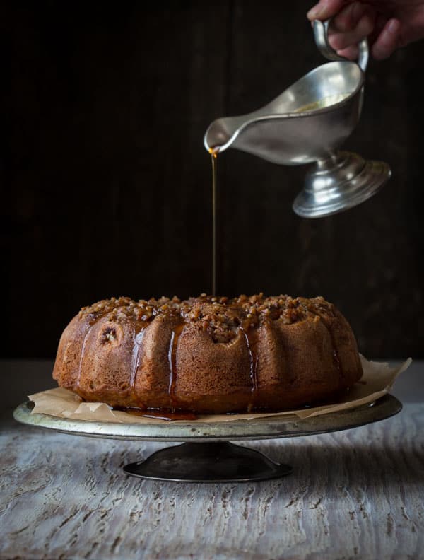 Maple Bananas Foster Bundt Cake by Katie Webster in Maple, 100 Sweet and Savory Recipes Featuring Pure Maple Syrup