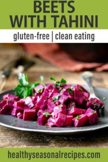 side angle black plate beets
