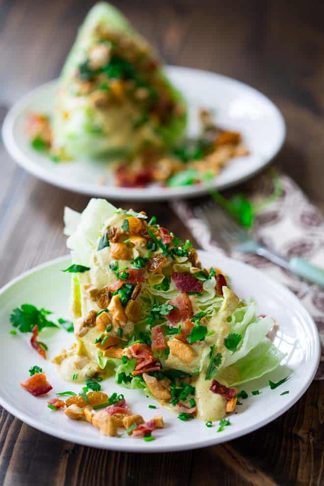 The Curry Wedge Salad | Healthy Seasonal Recipes, Primal, gluten-free and under 300 calories!