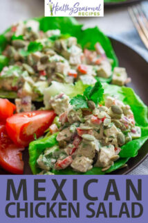 up close mexican chicken salad