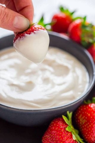 Easy Maple Greek Yogurt Dip | Just 3 ingredients| Healthy Seasonal Recipes