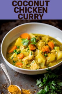 A BOWL OF CURRY WITH TEXT OVERLAY