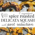 delicata close-ups photo collage with text