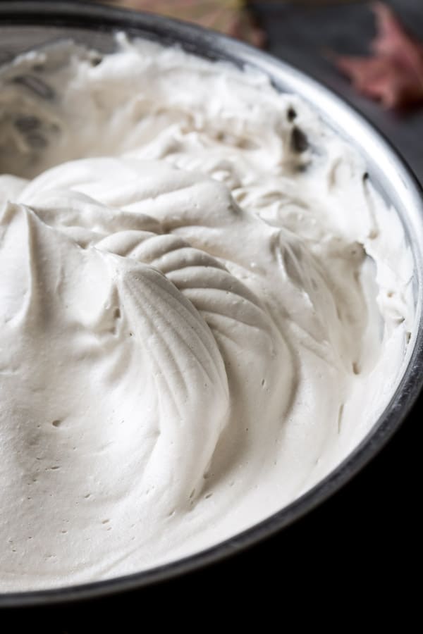 Seven Minute Maple Frosting {paleo and dairy-free} Healthy Seasonal Recipes by Katie Webster