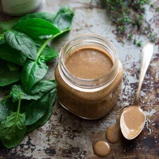 Walnut Balsamic Vinaigrette on Healthy Seasonal Recipes by Katie Webster