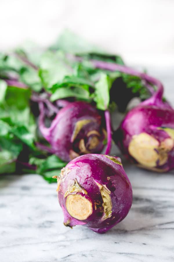purple kohlrabi