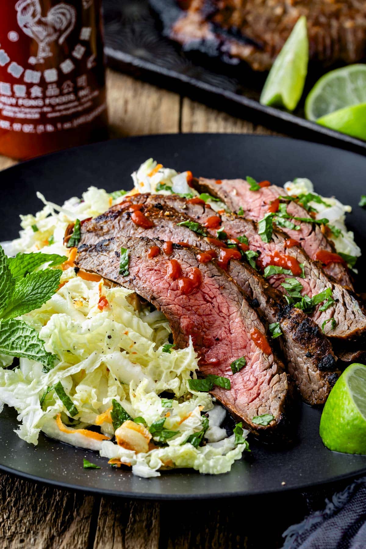 the steak and salad