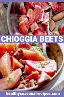 collage of beet photos with text overlay