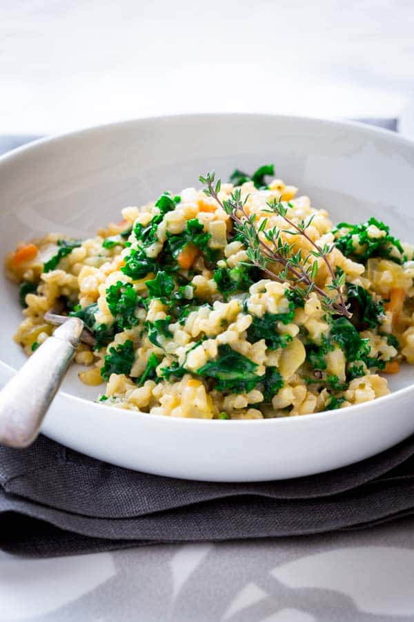 Vegetarian Kale Risotto